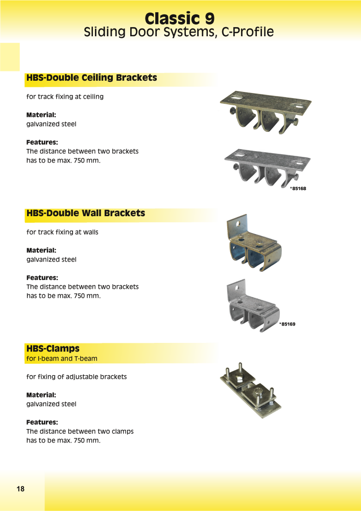 HBS BETZ Catalog Č. 20500 - Strana 20