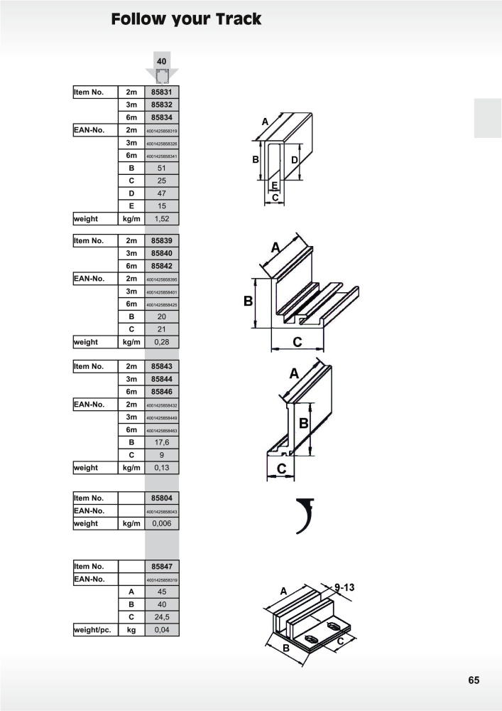 HBS BETZ Catalog NEJ.: 20500 - Sida 87