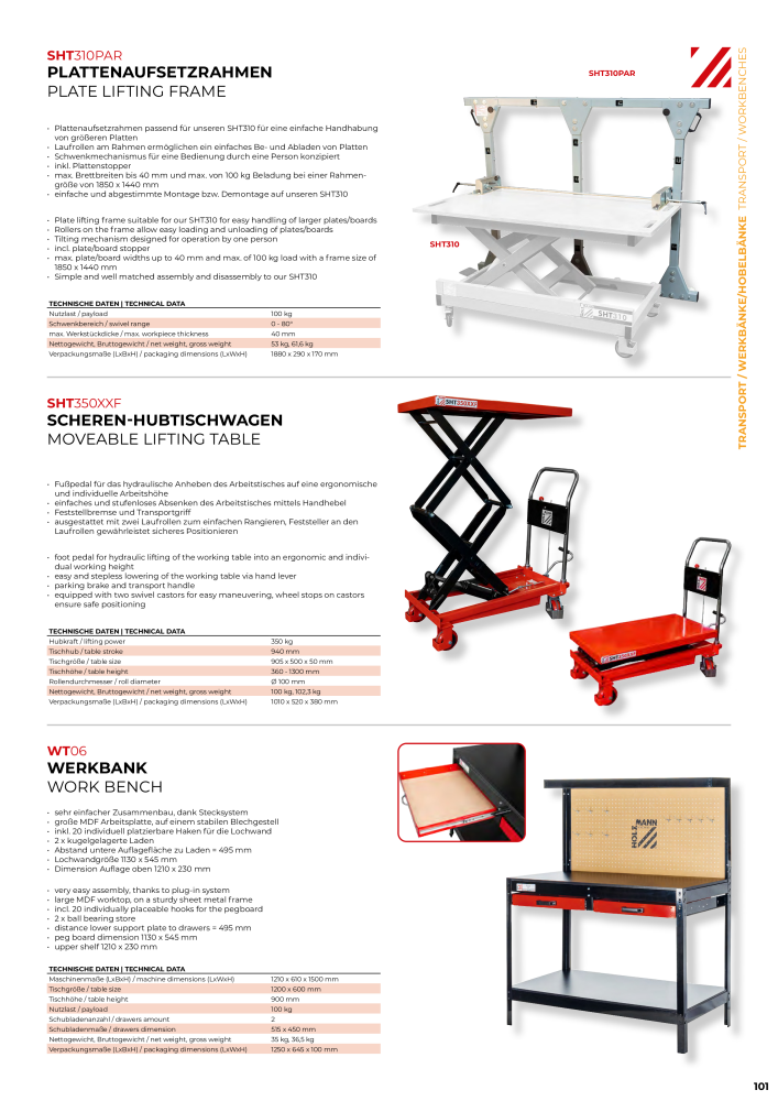 Holzmann Maschinen General Catalog Wood NR.: 20501 - Seite 101