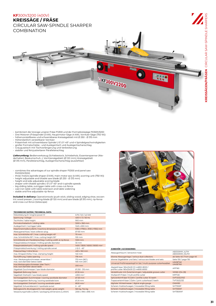 Holzmann Maschinen General Catalog Wood NR.: 20501 - Seite 31