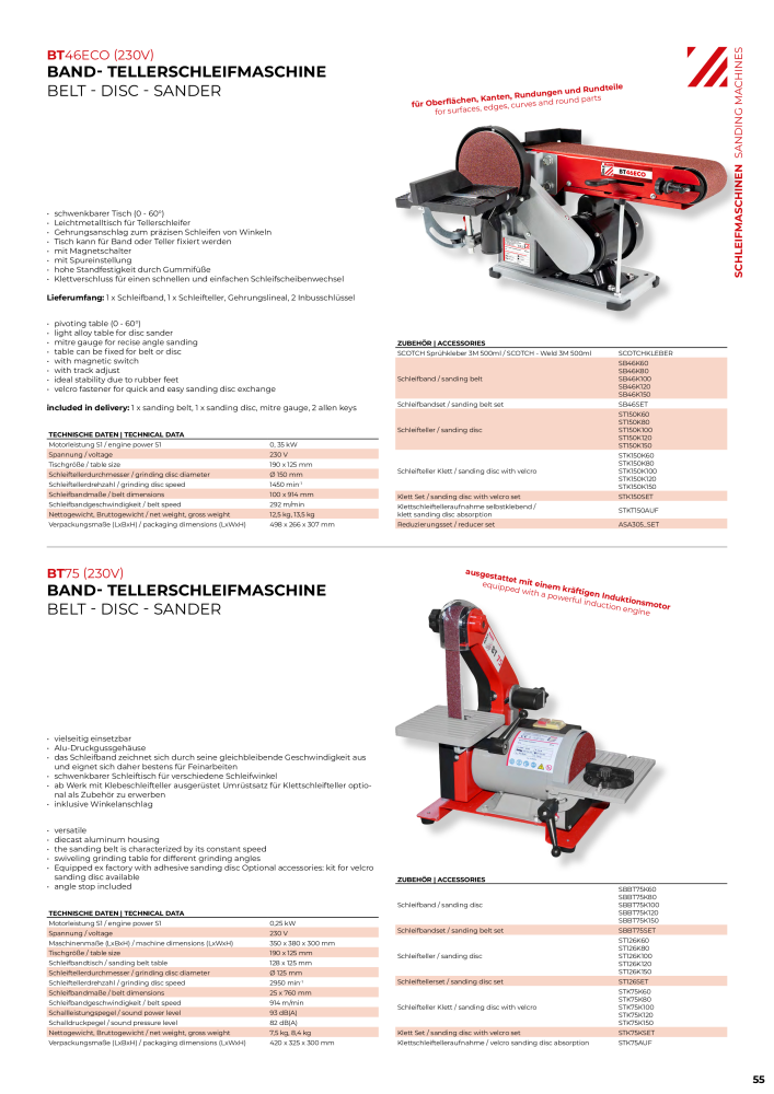 Holzmann Maschinen General Catalog Wood NO.: 20501 - Page 55