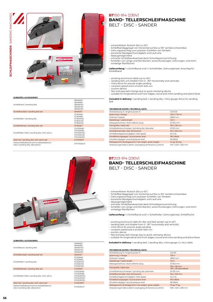 Holzmann Maschinen General Catalog Wood Nb. : 20501 - Page 56