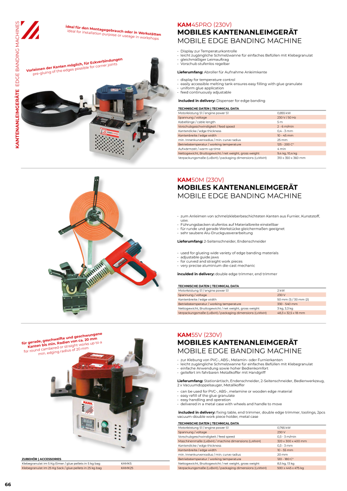 Holzmann Maschinen General Catalog Wood NR.: 20501 - Strona 66