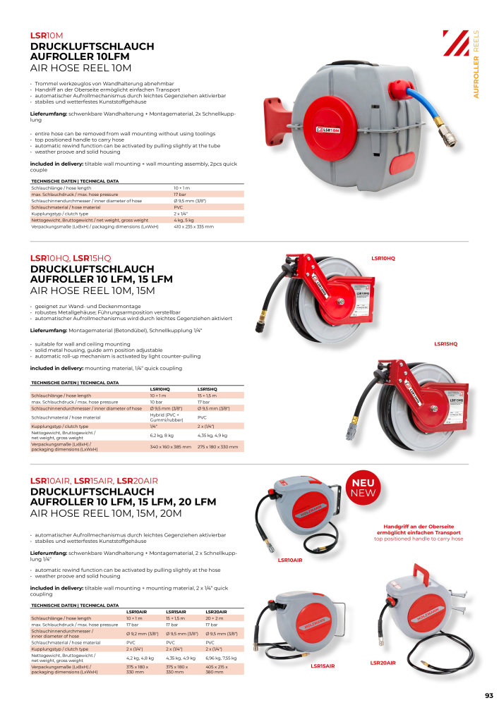 Holzmann Maschinen General Catalog Wood NEJ.: 20501 - Sida 93