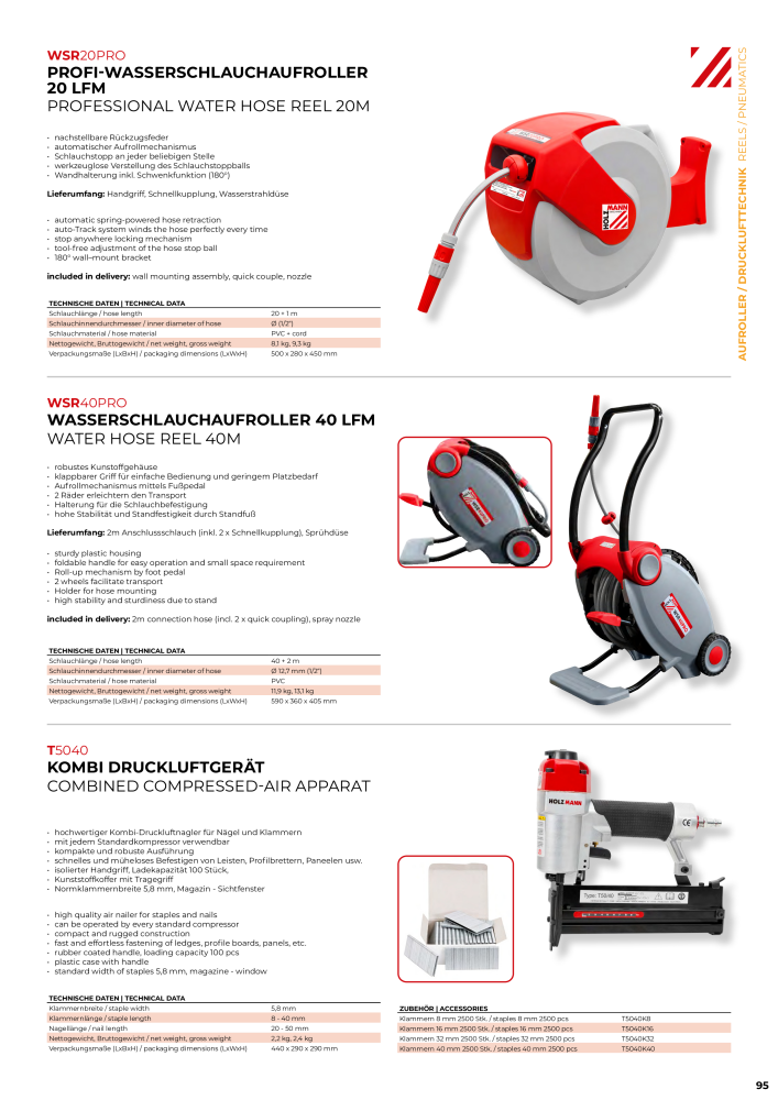 Holzmann Maschinen General Catalog Wood NR.: 20501 - Seite 95