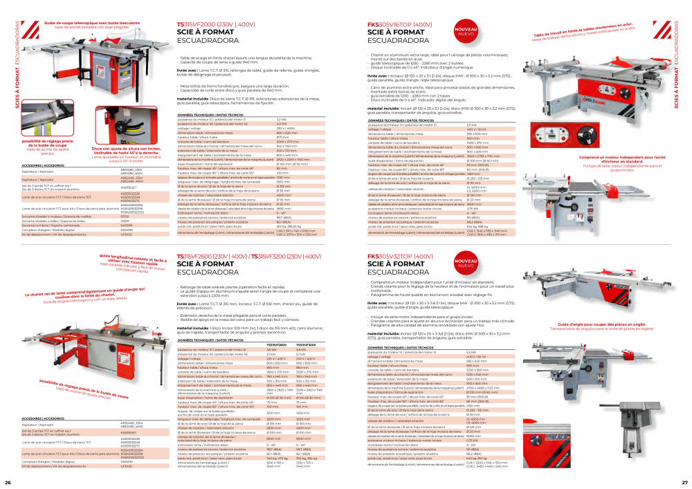 Holzmann Maschinen Catalogue général Bois Nb. : 20502 - Page 14