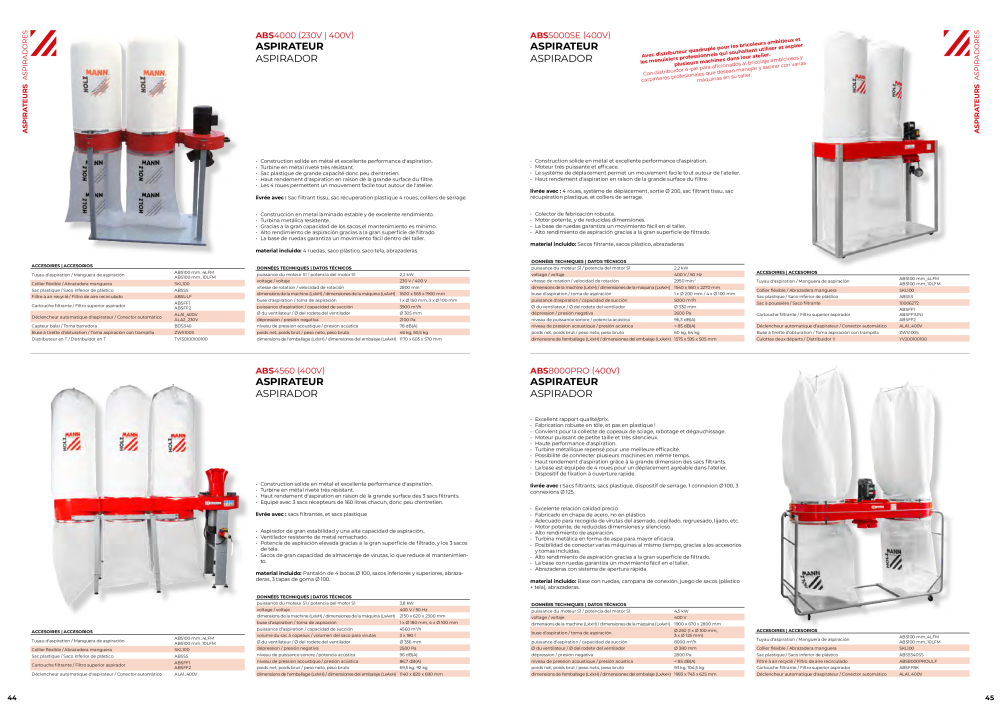 Holzmann Maschinen Catalogue général Bois Nb. : 20502 - Page 23