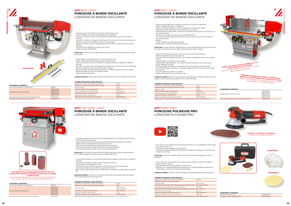 Holzmann Maschinen Catalogue général Bois Nb. : 20502 - Page 27