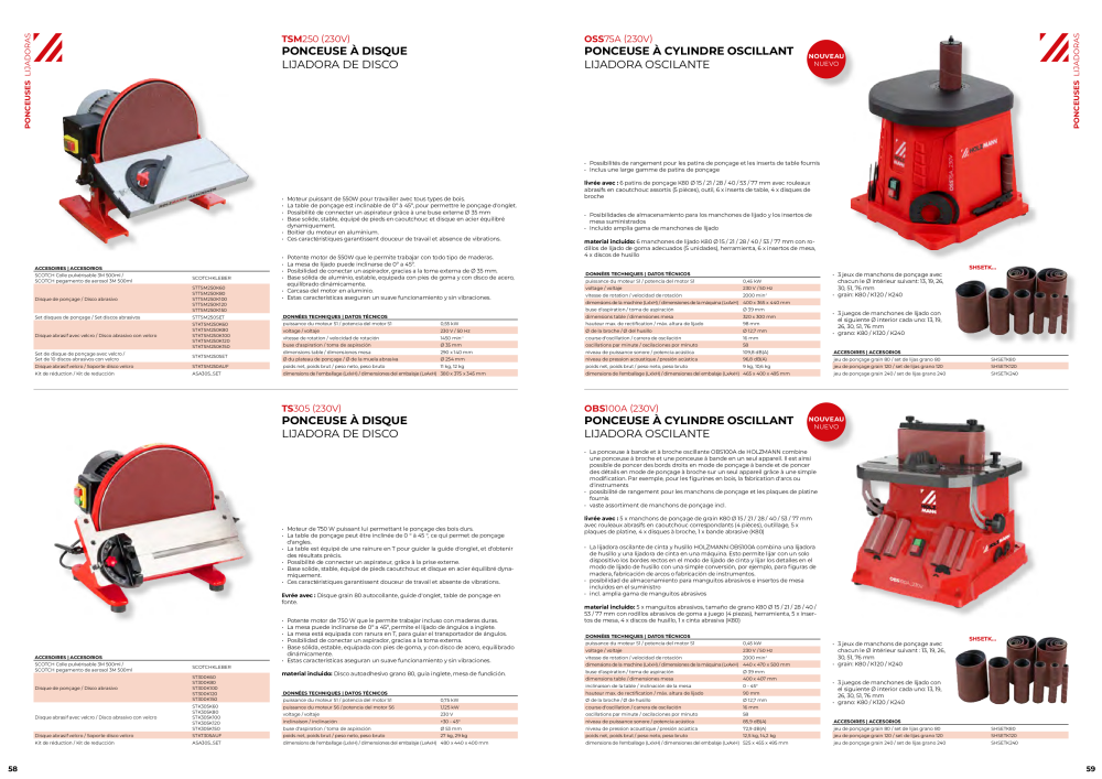 Holzmann Maschinen Catalogue général Bois Nb. : 20502 - Page 30