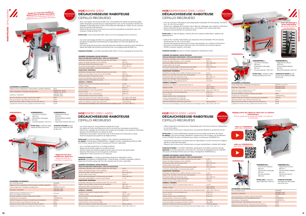 Holzmann Maschinen Catalogue général Bois Nb. : 20502 - Page 6