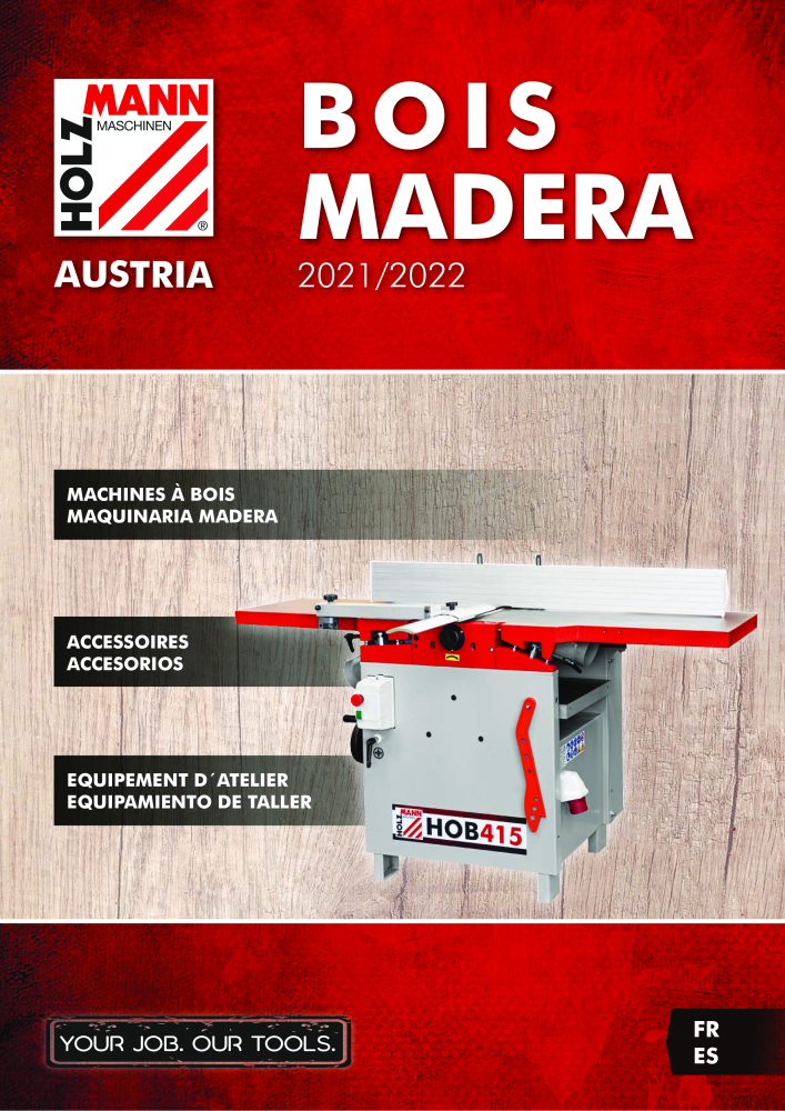 Holzmann Maschinen Catálogo general Madera Nº: 20503