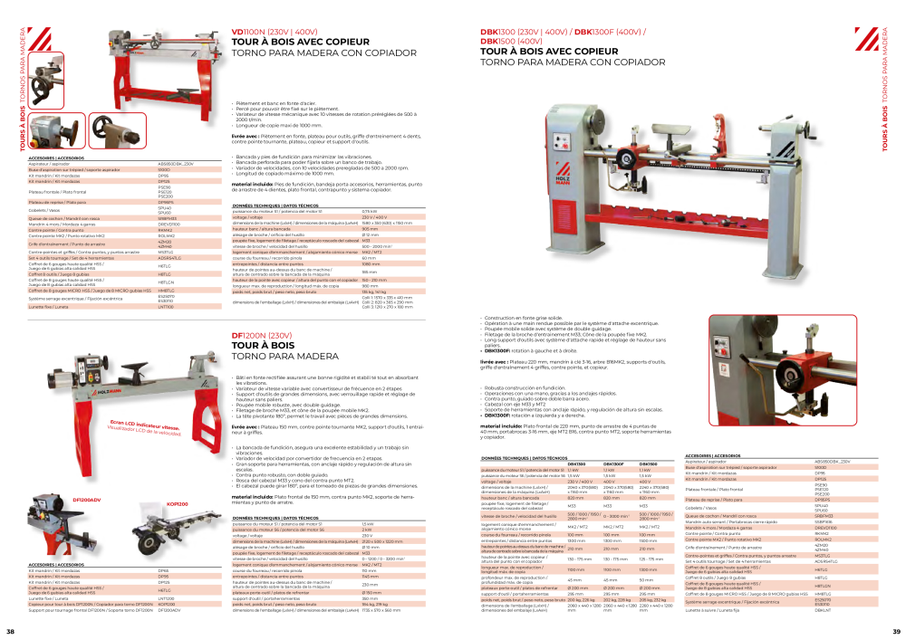 Holzmann Maschinen Catálogo general Madera Nb. : 20503 - Page 20