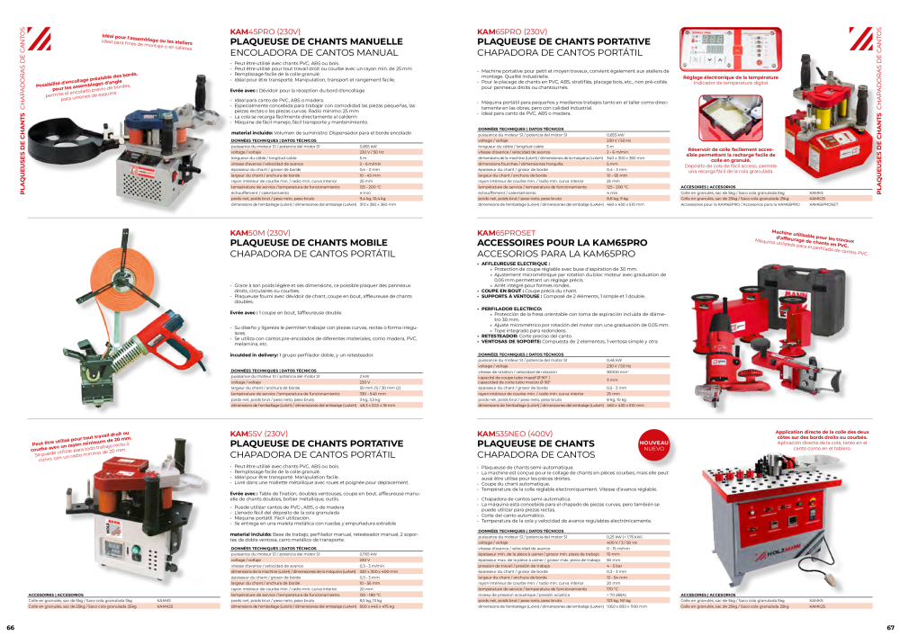 Holzmann Maschinen Catálogo general Madera NO.: 20503 - Page 34