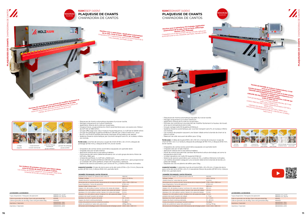 Holzmann Maschinen Catálogo general Madera NO.: 20503 - Page 36