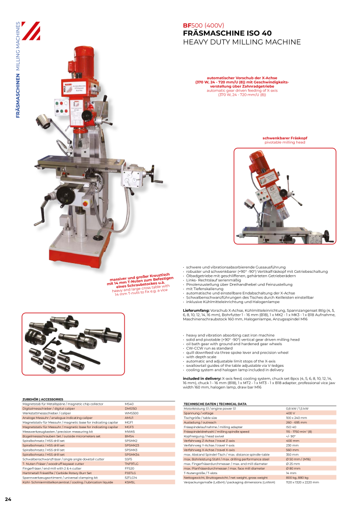 Holzmann Maschinen General Catalog Metal NR.: 20504 - Side 24