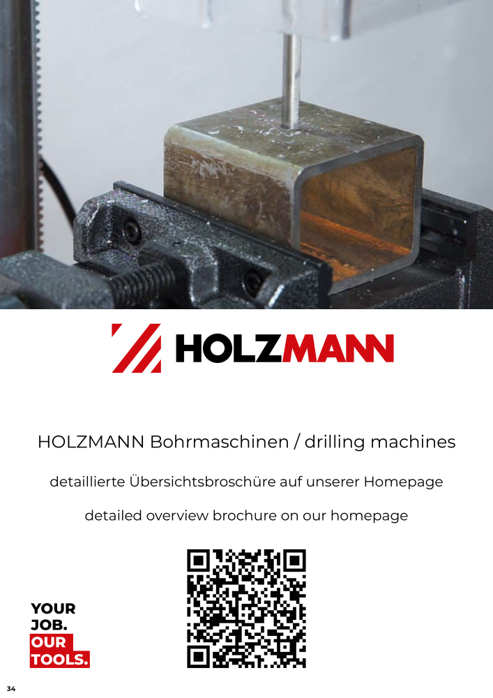 Holzmann Maschinen General Catalog Metal NO.: 20504 - Page 34