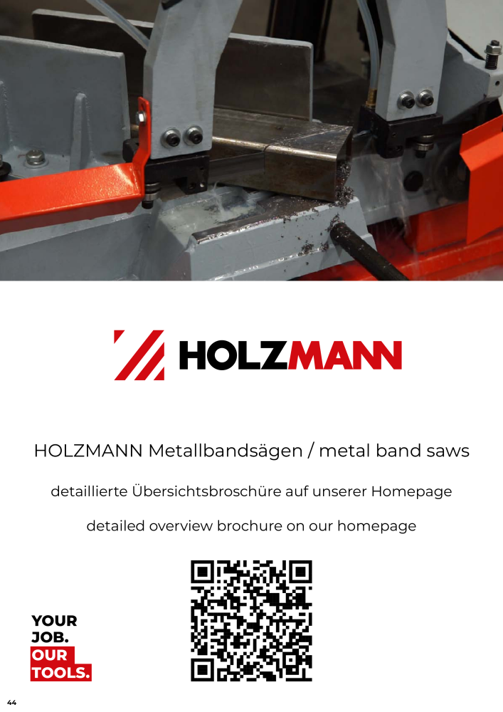 Holzmann Maschinen General Catalog Metal NR.: 20504 - Seite 44