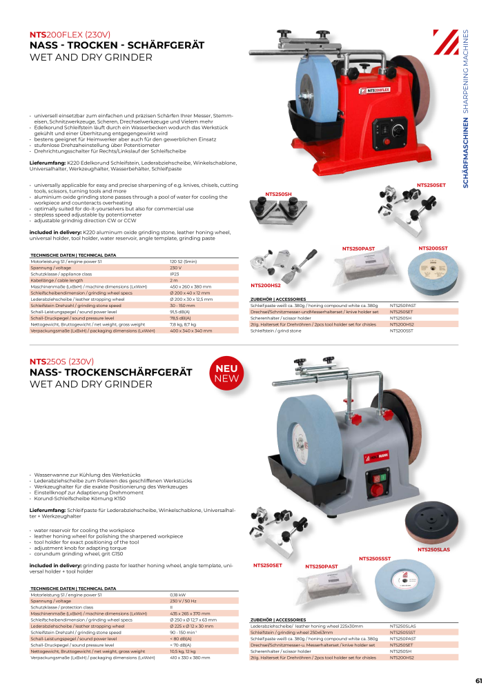 Holzmann Maschinen General Catalog Metal NR.: 20504 - Side 61