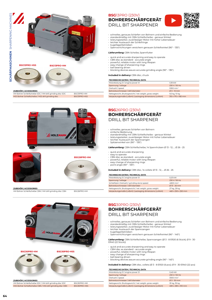 Holzmann Maschinen General Catalog Metal n.: 20504 - Pagina 64