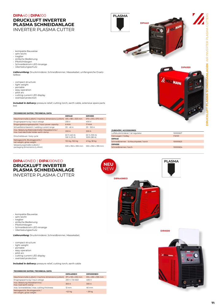 Holzmann Maschinen General Catalog Metal NR.: 20504 - Seite 71