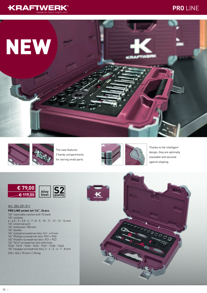 Kraftwerk TOOLCASES Catalog NO.: 20508 - Page 10