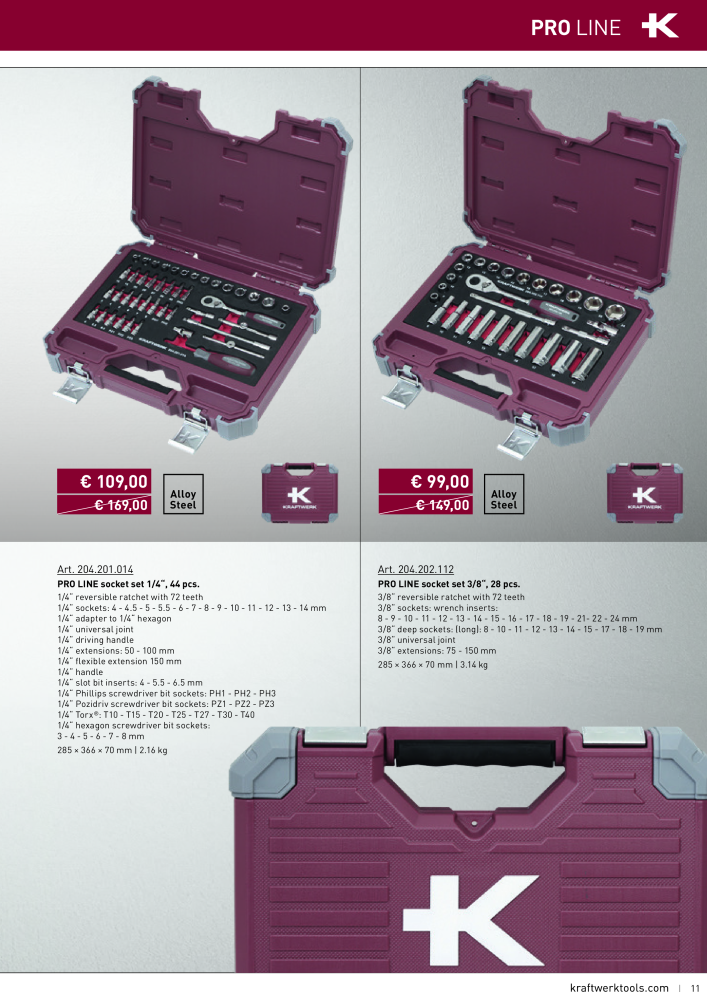 Kraftwerk TOOLCASES Catalog NR.: 20508 - Seite 11