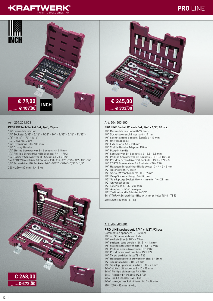 Kraftwerk TOOLCASES Catalog NO.: 20508 - Page 12