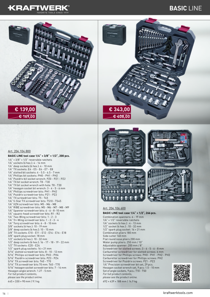 Kraftwerk TOOLCASES Catalog n.: 20508 - Pagina 16