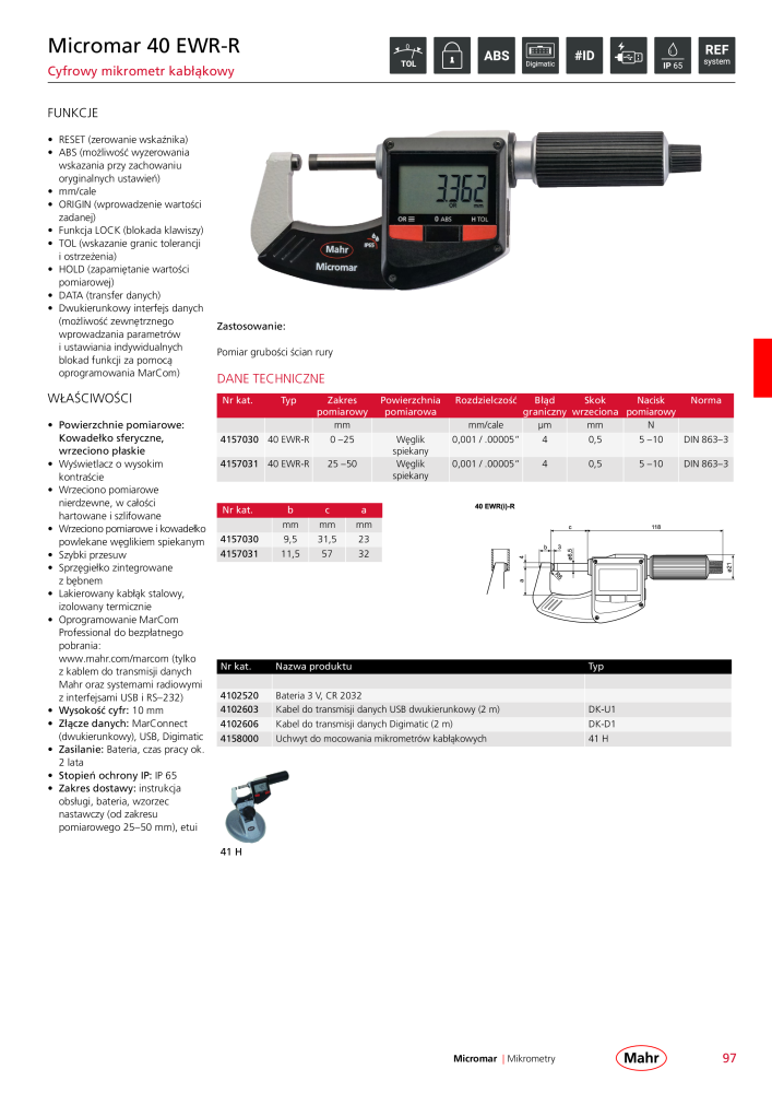 Mahr - katalog główny NR.: 20510 - Strona 101