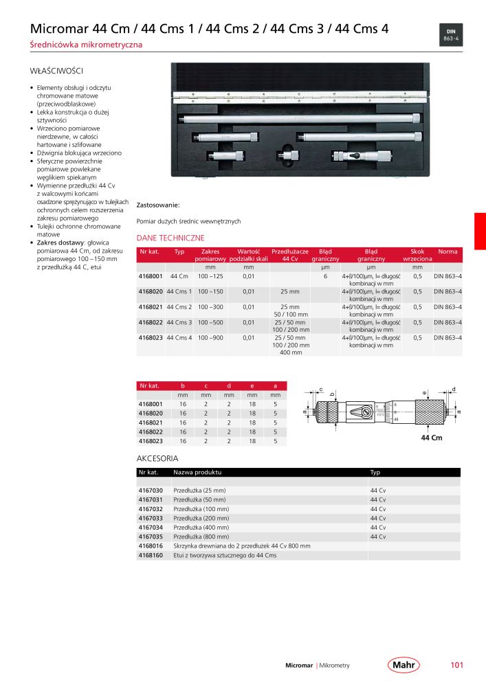 Mahr - katalog główny NR.: 20510 - Strona 105