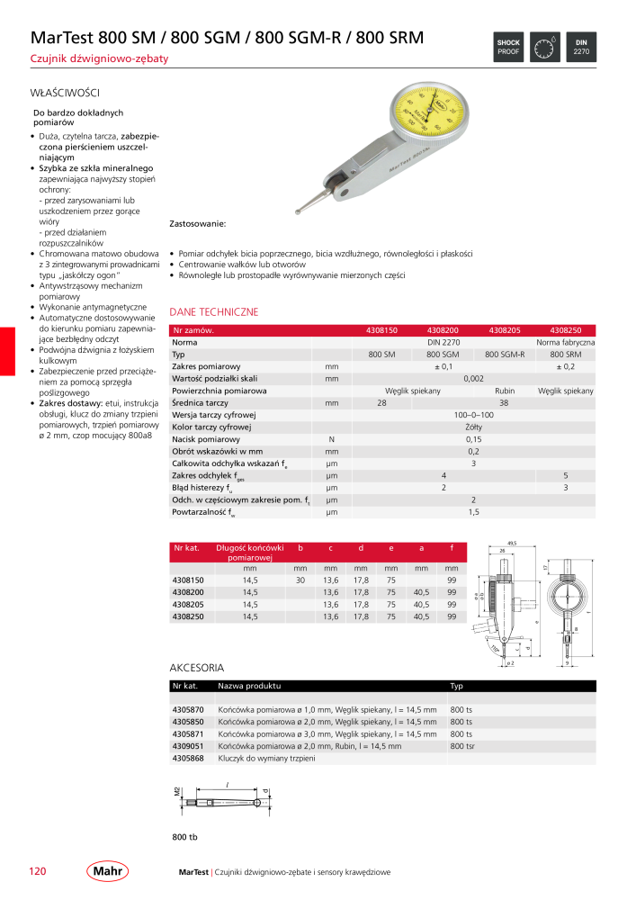 Mahr - katalog główny NR.: 20510 - Strona 124