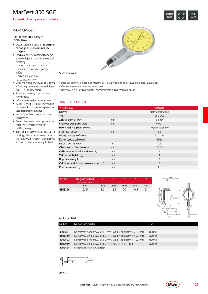 Mahr - katalog główny NR.: 20510 - Strona 125