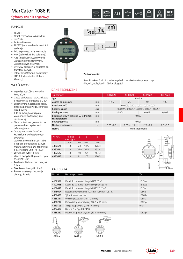 Mahr - katalog główny NR.: 20510 - Strona 143