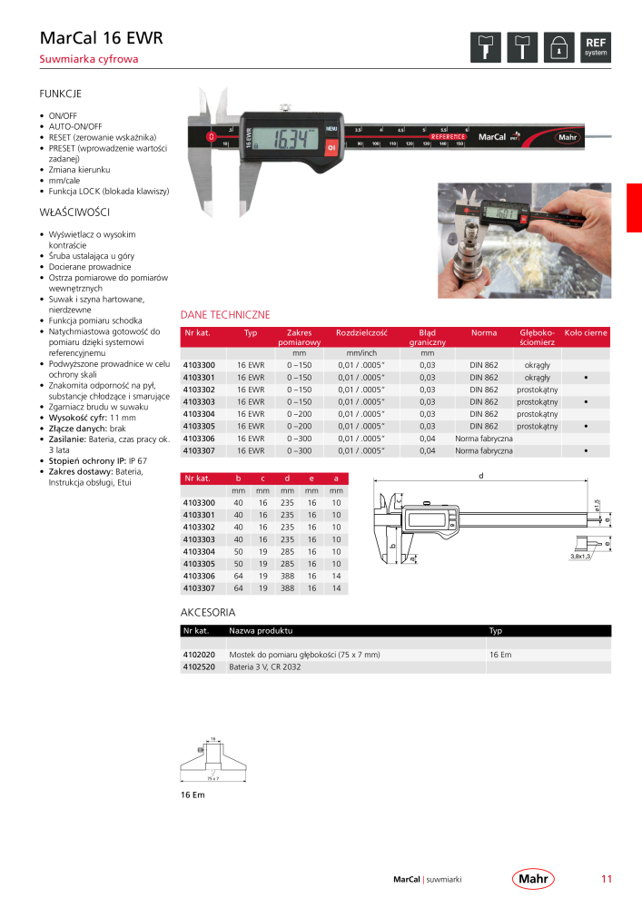 Mahr - katalog główny NR.: 20510 - Strona 15