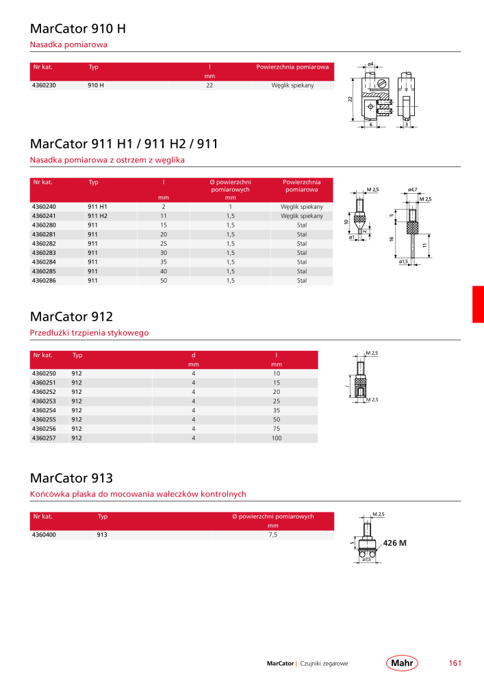 Mahr - katalog główny NR.: 20510 - Strona 165