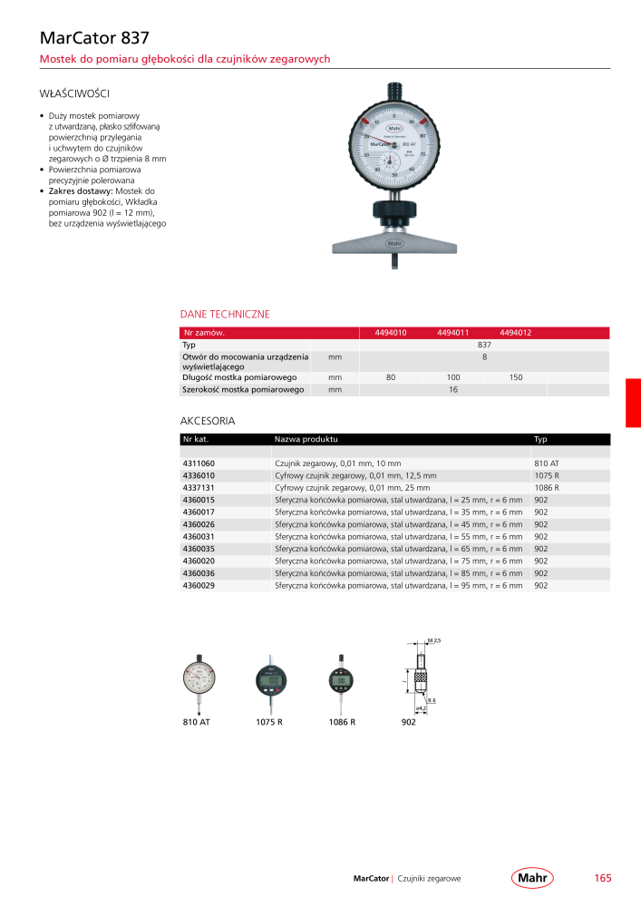 Mahr - katalog główny NR.: 20510 - Strona 169