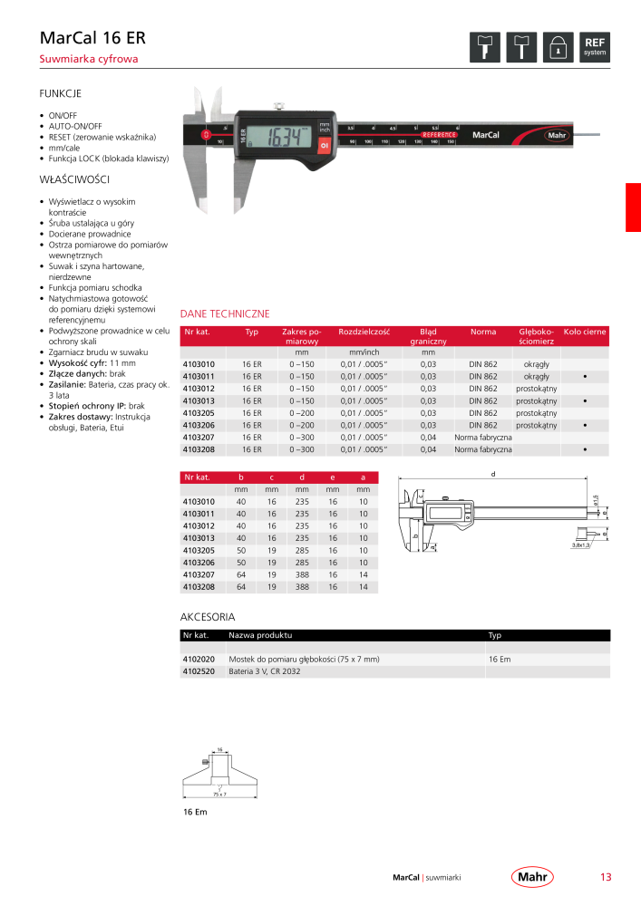 Mahr - katalog główny NR.: 20510 - Strona 17