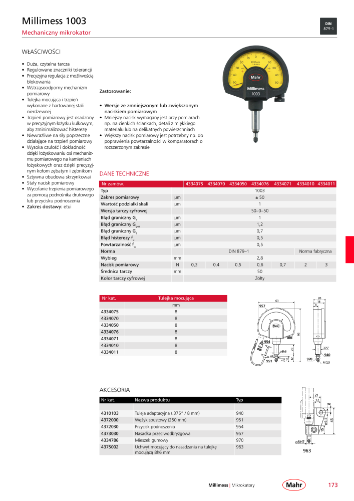 Mahr - katalog główny NR.: 20510 - Seite 177