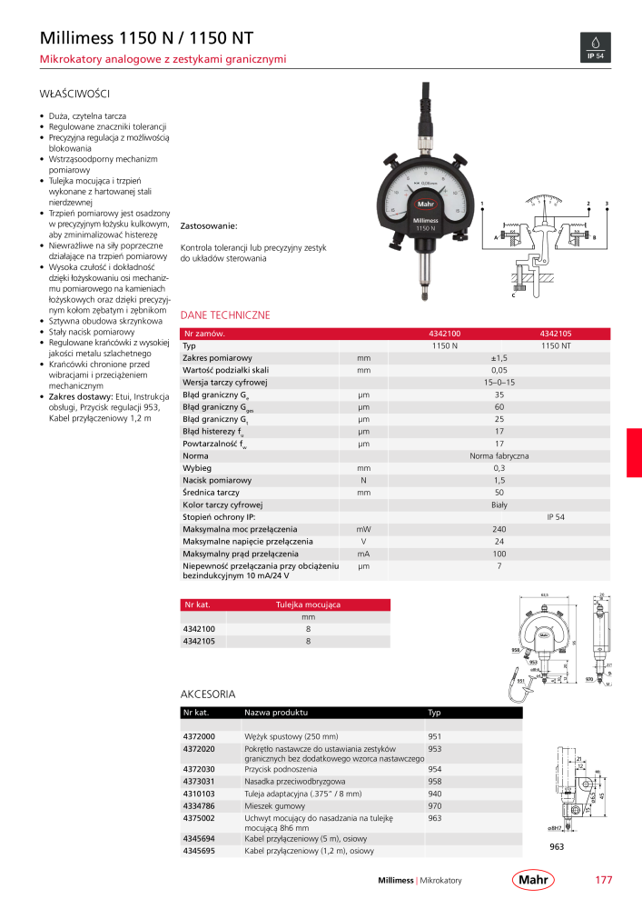 Mahr - katalog główny NR.: 20510 - Strona 181