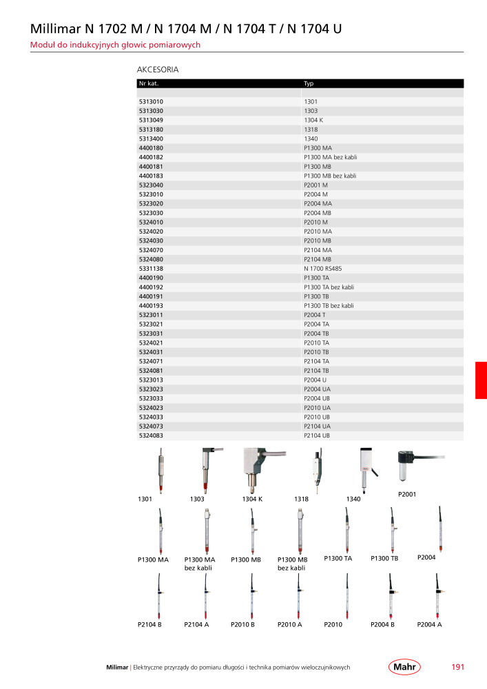 Mahr - katalog główny NR.: 20510 - Strona 195