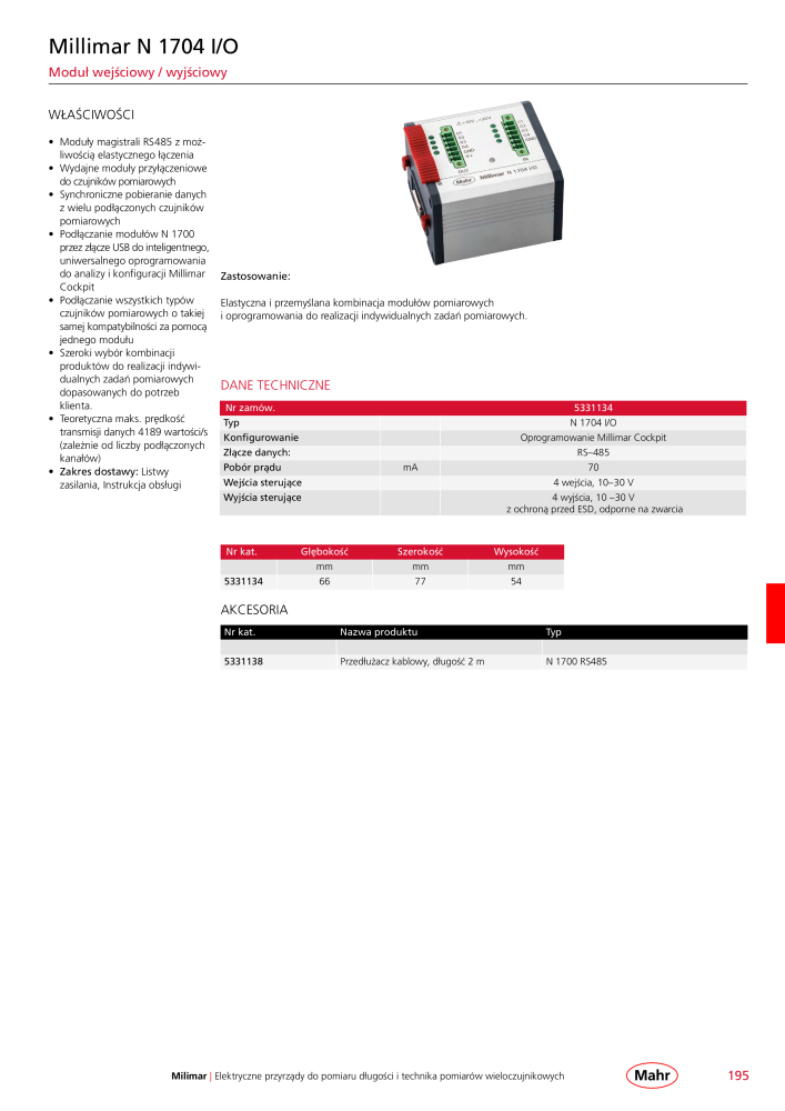 Mahr - katalog główny NR.: 20510 - Strona 199
