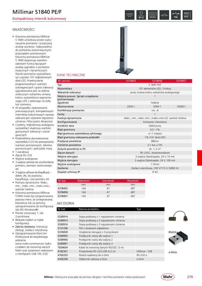 Mahr - katalog główny NO.: 20510 - Page 223