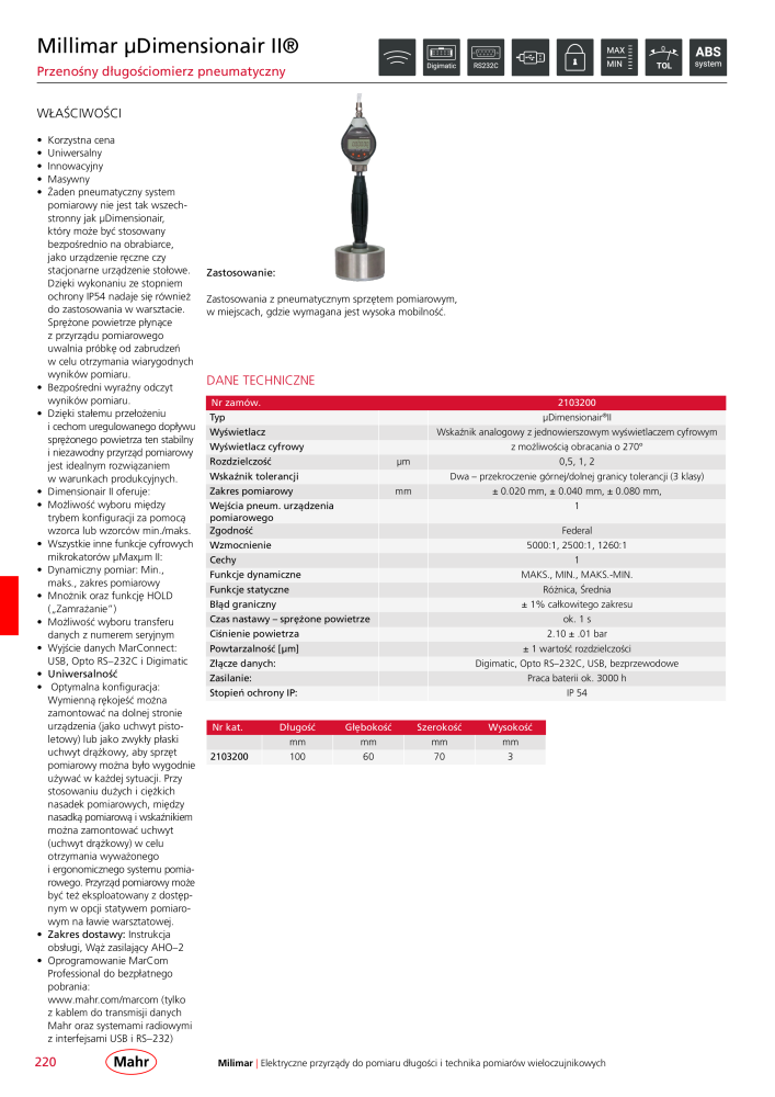 Mahr - katalog główny NR.: 20510 - Strona 224