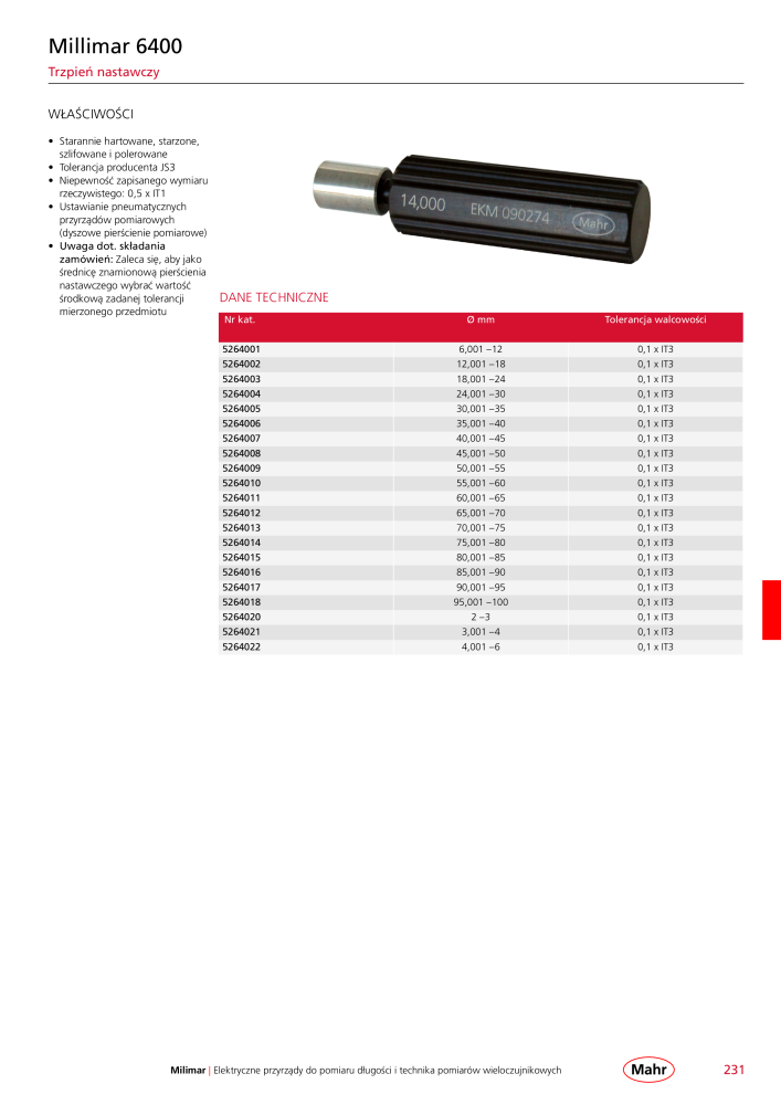 Mahr - katalog główny NR.: 20510 - Strona 235