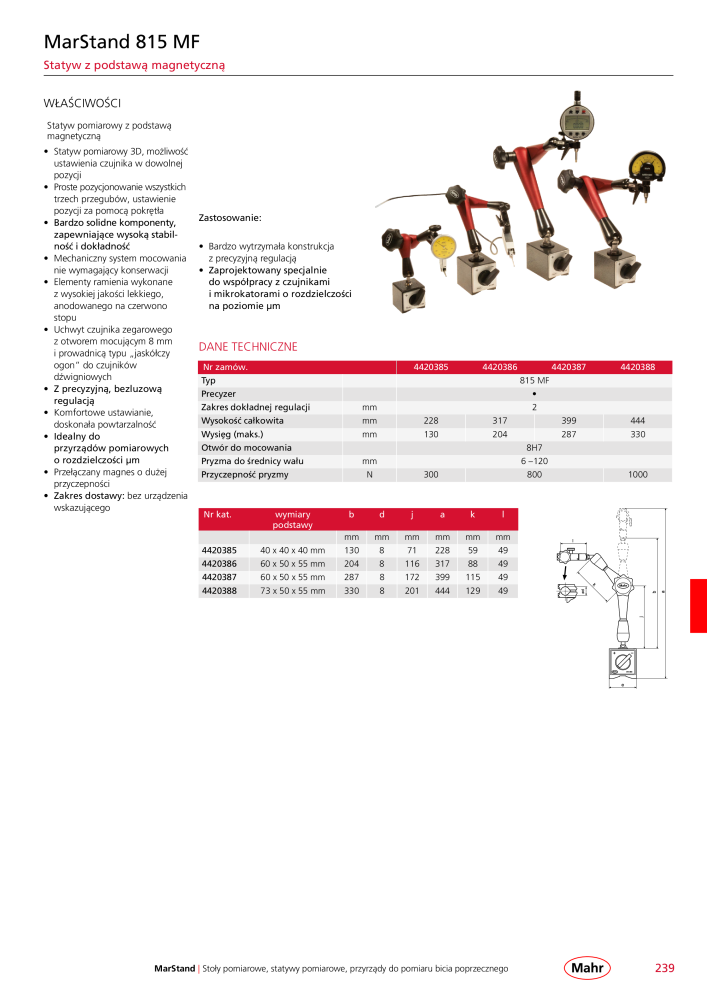 Mahr - katalog główny NR.: 20510 - Seite 243