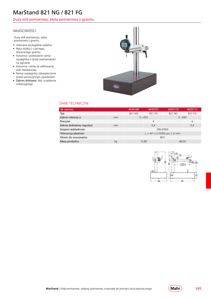 Mahr - katalog główny NR.: 20510 - Strona 249