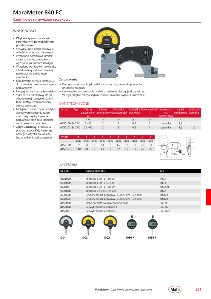 Mahr - katalog główny NR.: 20510 - Strona 265