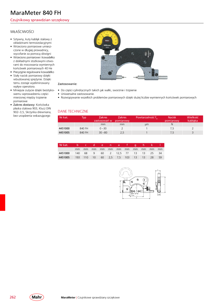 Mahr - katalog główny NR.: 20510 - Strona 266