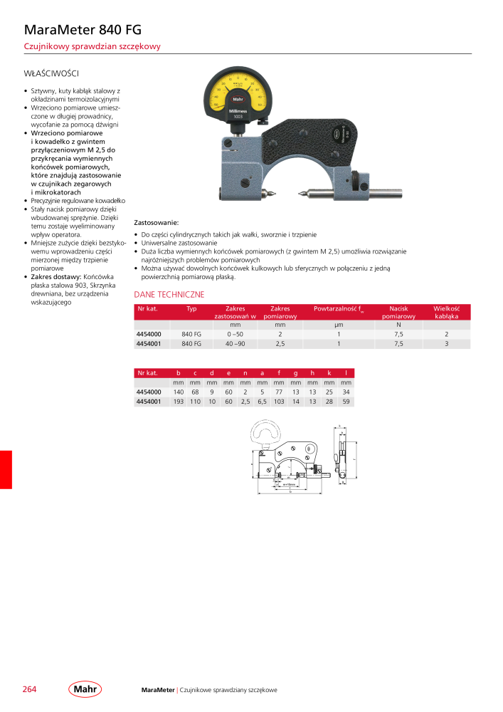 Mahr - katalog główny NR.: 20510 - Strona 268