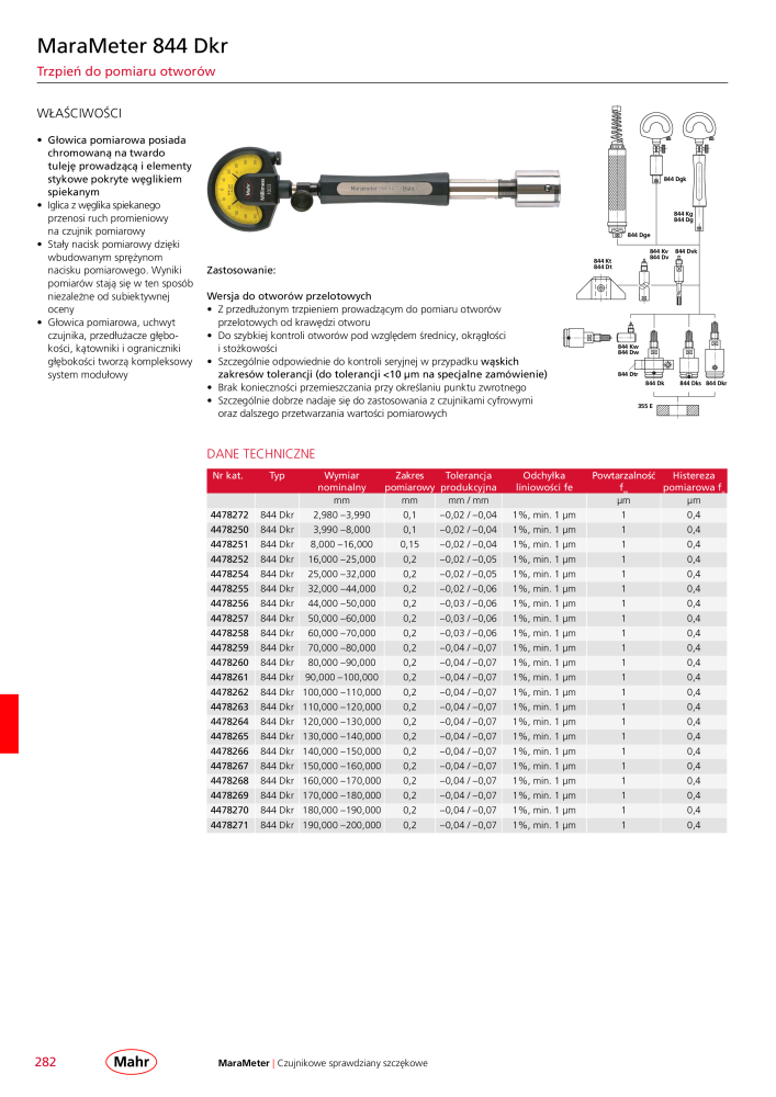 Mahr - katalog główny NR.: 20510 - Strona 286